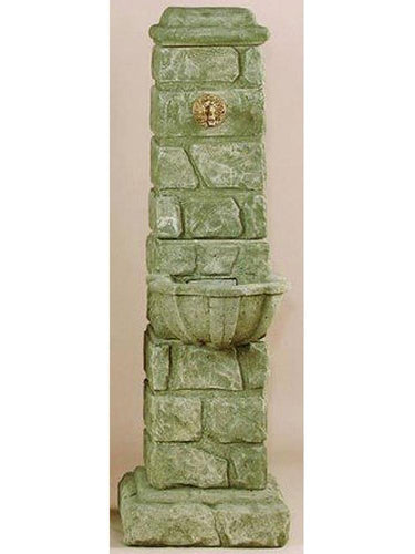 Rustichella Cast Stone Outdoor Water Fountain for Spout Fountain Tuscan